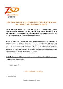 Carta de apoio Miguel Pinto Luz