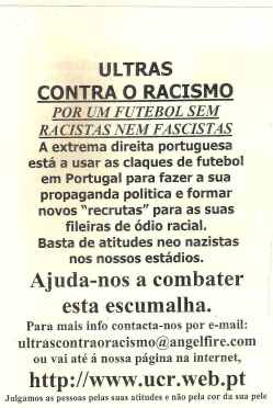 ultras contra o racismo