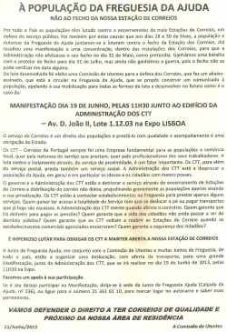 comissao de utentes correios ajuda