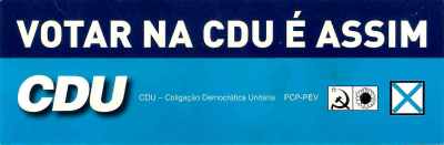cdu votar na cdu e assim