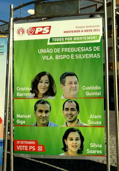 montemor o novo ps freguesias